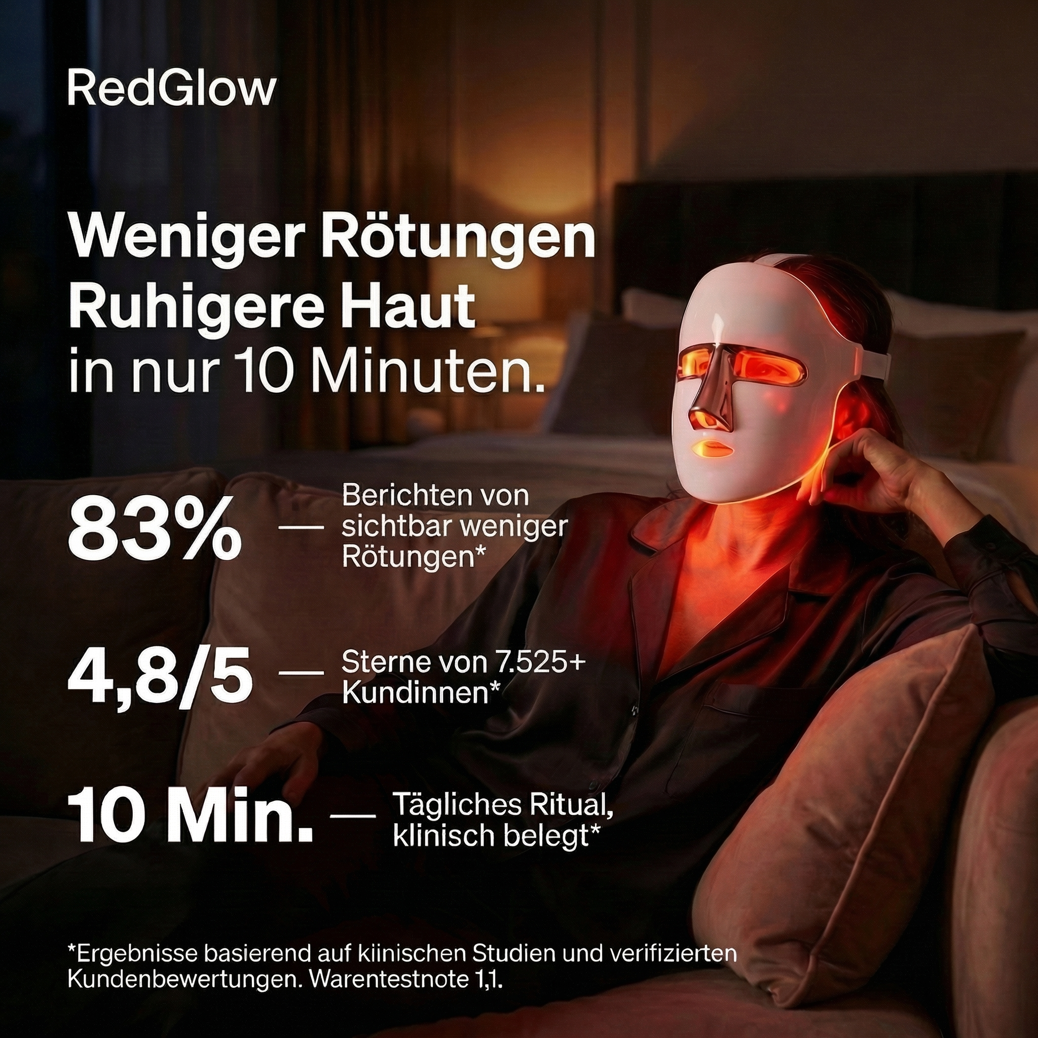 RedGlow Maske