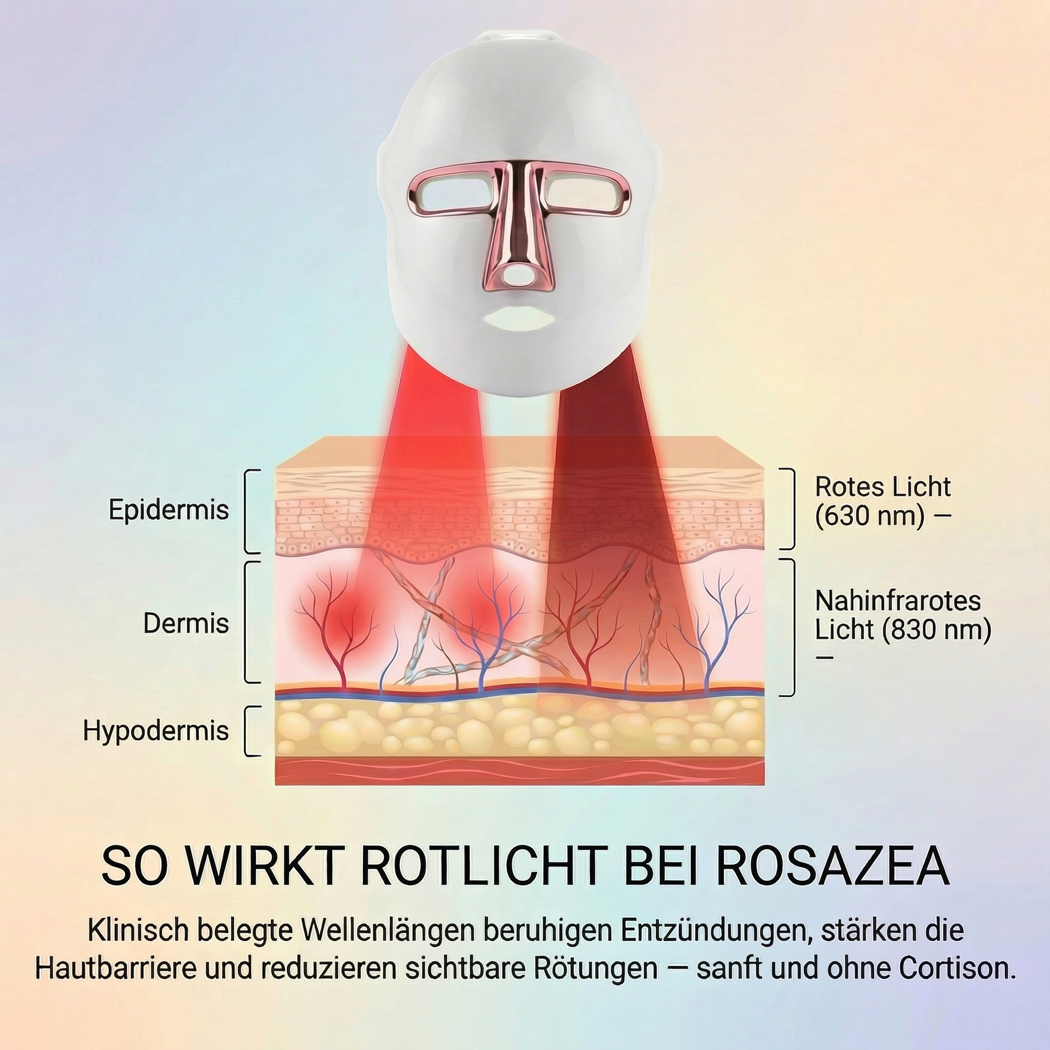 RedGlow Maske